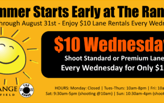 $10 Wednesday shoe rentals at the bowling alley every Wednesday.