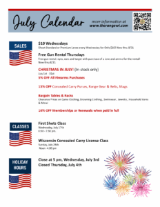 Flyer featuring sales and holiday hours for Wisconsin Cheese Mart in December 2023.